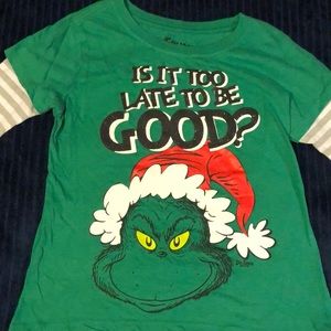 Dr. Seuss Girls Holiday Long Sleeve Shirt
